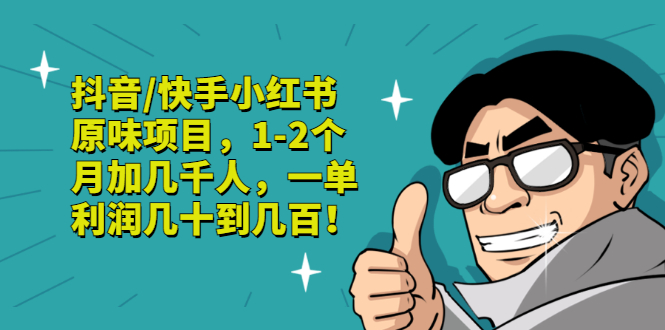 【副业项目3387期】抖音/快手小红书原味项目，月收入6000（互联网蓝海暴利项目）-千图副业网