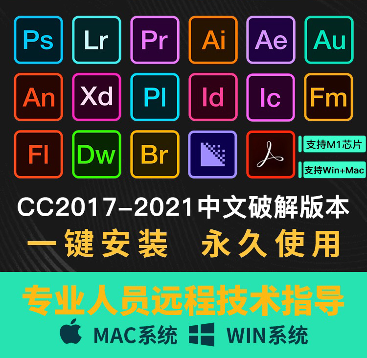 图片[2]-【副业项目3948期】【软件资源】Adobe全家桶：支持Win全系列和Mac全系列（一键直装无需破解）-千图副业网