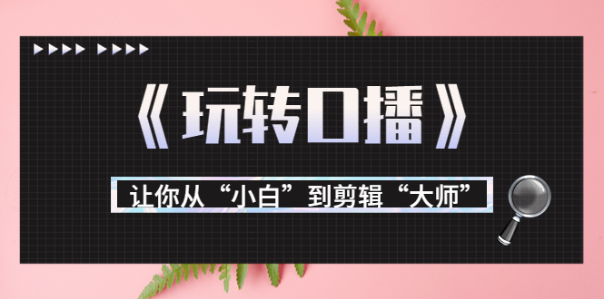 【副业项目3987期】月营业额700万+大佬教您《玩转口播》让你从“小白”到剪辑“大师”-千图副业网