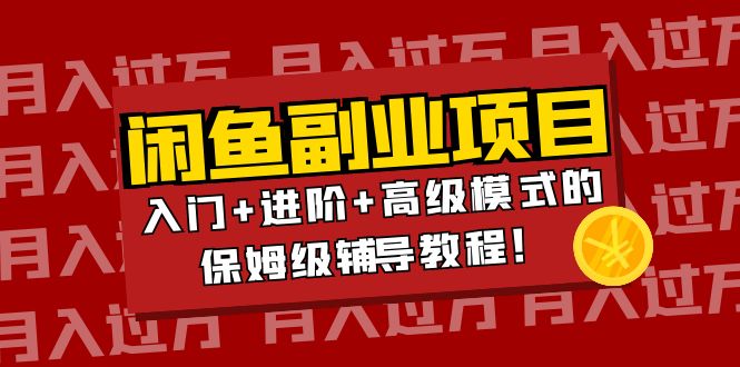 【副业项目4218期】闲鱼无货源项目月入过万：入门+进阶+高级模式的保姆级辅导教程！-千图副业网