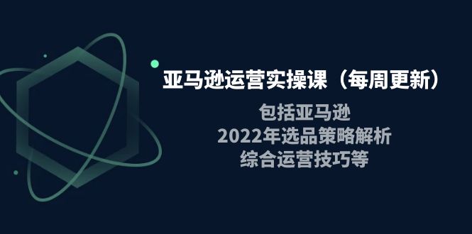 【副业项目4284期】亚马逊运营实操课：包括亚马逊2022选品策略解析，综合运营技巧等-千图副业网