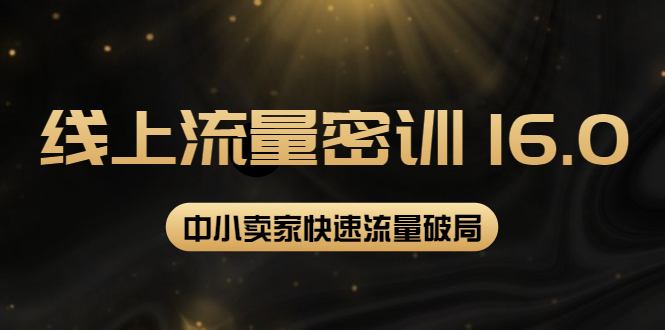 【副业项目4288期】2022秋秋线上流量密训16.0：包含 暴力引流10W+中小卖家流量破局技巧 等等-千图副业网