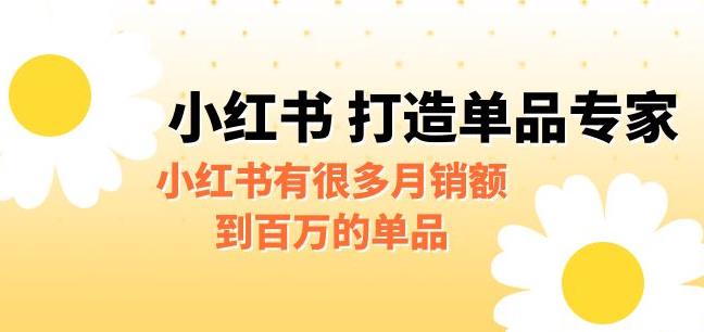 【副业项目6703期】某公众号付费文章《小红书打造单品专家》小红书有很多月销额到百万的单品-千图副业网