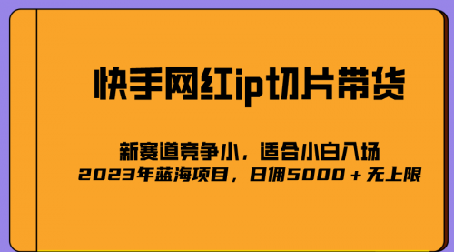 【副业项目7037期】2023爆火的快手网红IP切片，号称日佣5000＋的蓝海项目，二驴的独家授权-千图副业网