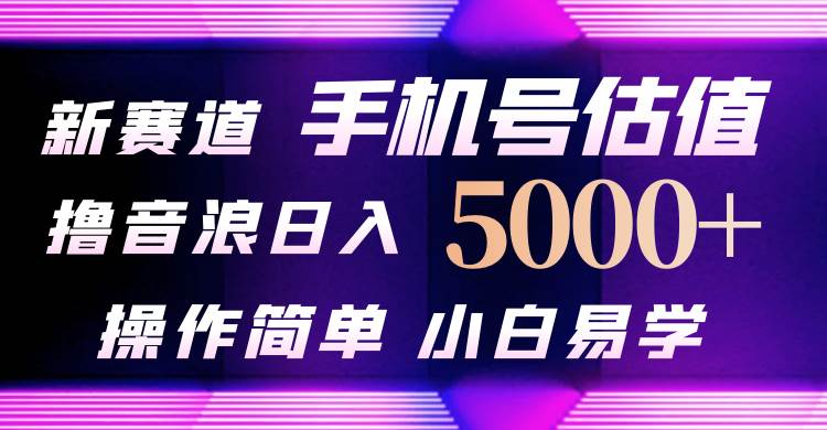 抖音不出境直播【手机号估值】最新撸音浪，日入5000+，简单易学，适合…-千图副业网